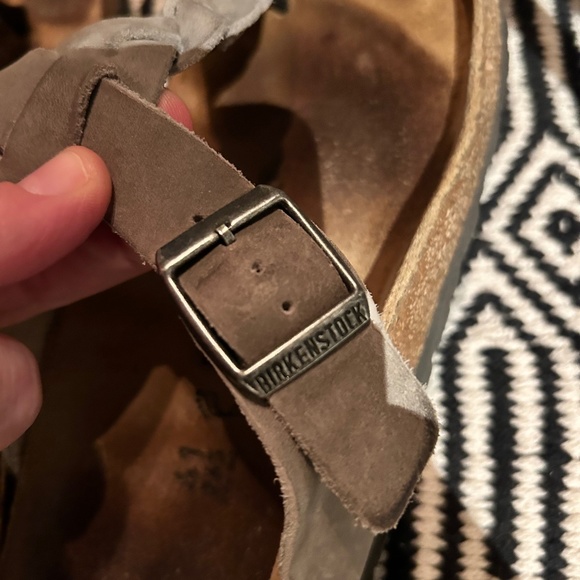 Birkenstock Braided Gizeh Sandals - "Iron" color, size 41 - Picture 3 of 6